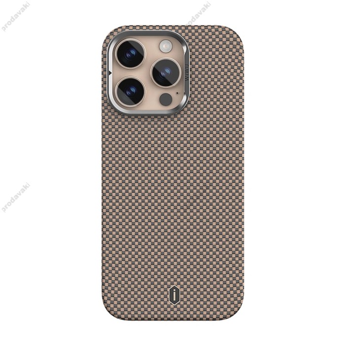 Чохол WiWU DCC-208 ARAMID ARMOR MagSafe для iPhone 16 Pro Max Gold