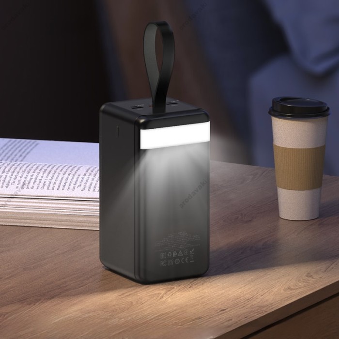 Повербанк портативний акумулятор Power bank Hoco DB61 Jade fully 22.5W+PD20W 90000mAh Black