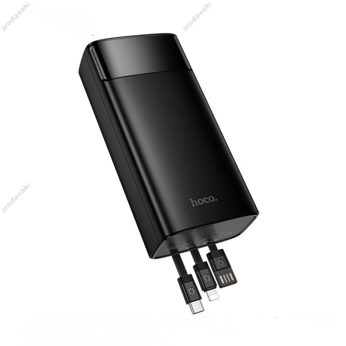 Повербанк портативний акумулятор Power bank Hoco DB89B Element 22.5W 30000 mAh Black