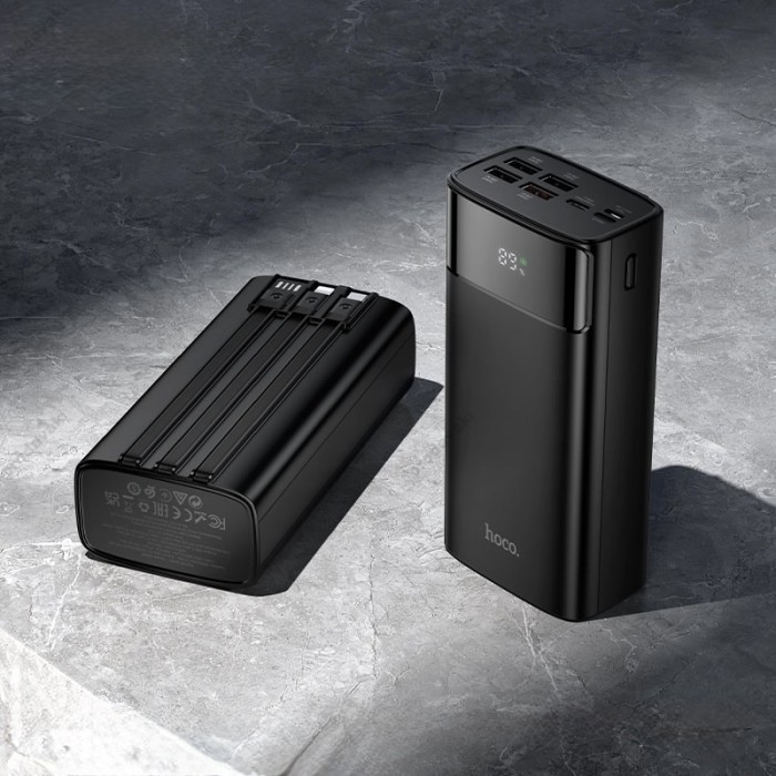 Повербанк портативний акумулятор Power bank Hoco DB89B Element 22.5W 30000 mAh Black