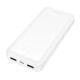 Повербанк портативний акумулятор Power bank Hoco J153A Stability 20000 mAh White