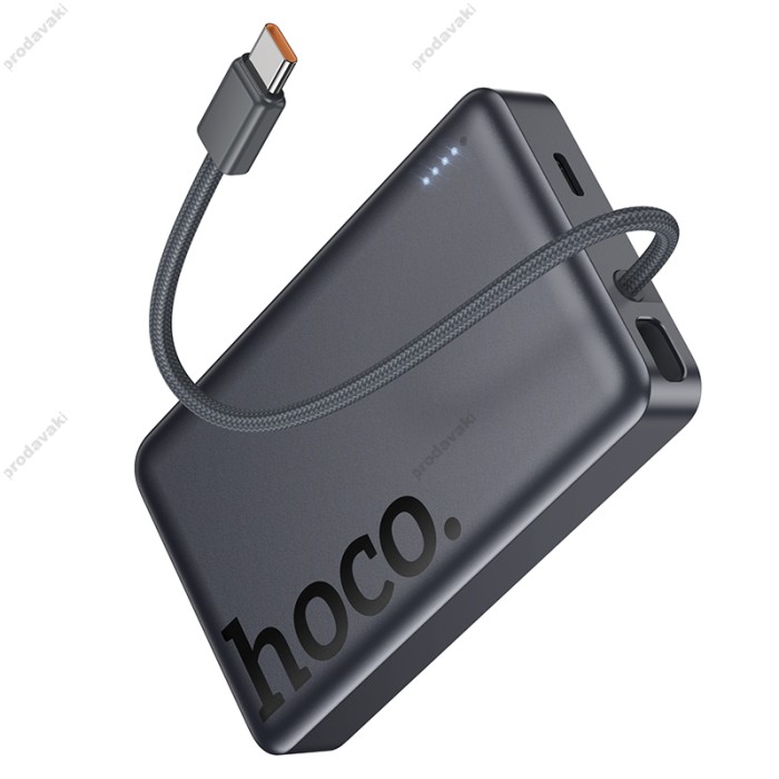 Повербанк портативний акумулятор Power bank Hoco Q44 MagSafe Origen dual magnetic PD 20W 10000 mAh Grey