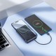 Повербанк портативний акумулятор Power bank Hoco Q44 MagSafe Origen dual magnetic PD 20W 10000 mAh Grey
