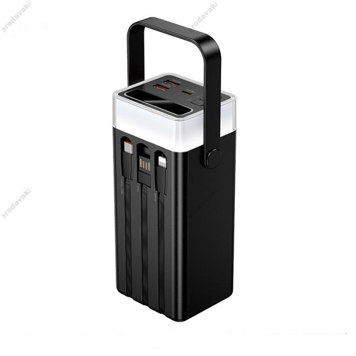 Повербанк портативний акумулятор Power bank Hoco DB103 fully compatible 40000 mAh PD 65W Black