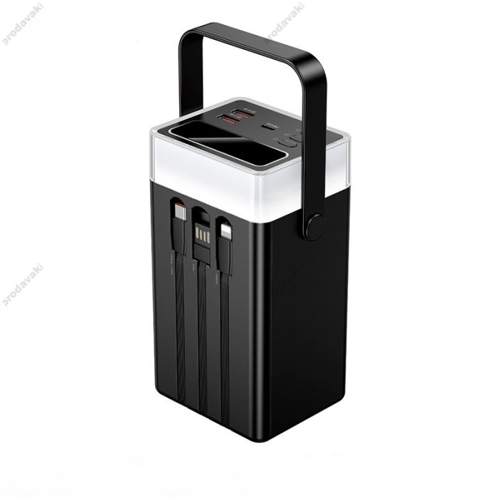 Повербанк портативний акумулятор Power bank Hoco DB103A fully compatible PD 65W 60000mAh Black