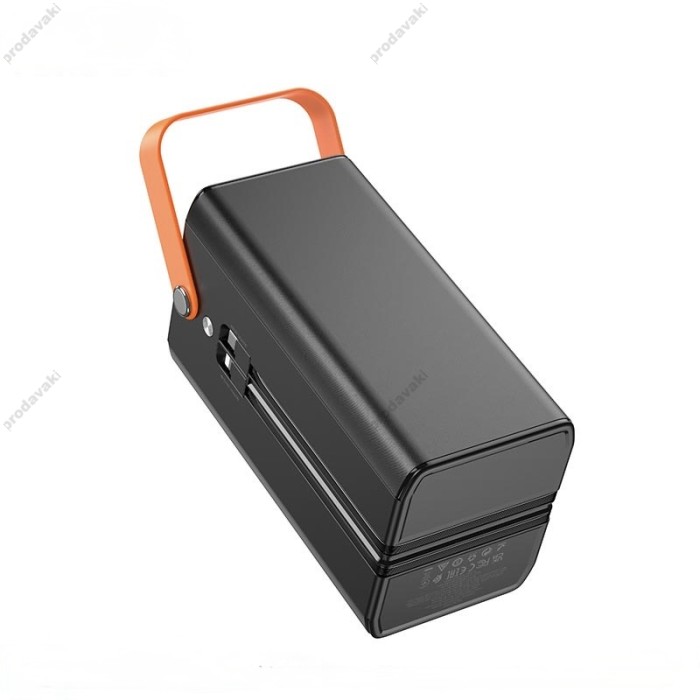 Повербанк портативний акумулятор Power bank Hoco DB49 Action fully 100 000mAh 22.5W Black