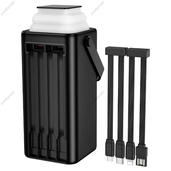 Повербанк портативний акумулятор Power bank BOROFONE BJ65A High 22.5W 50000 mAh Black