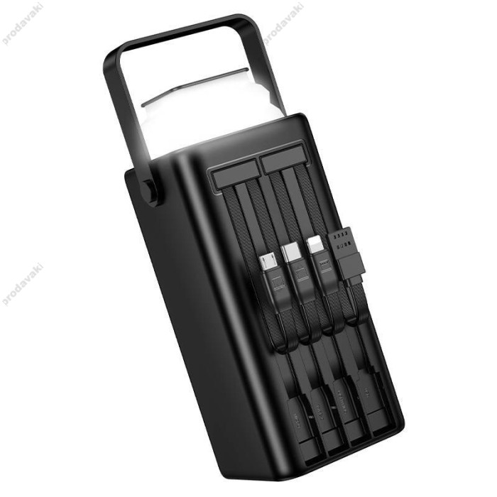 Повербанк портативний акумулятор Power bank BOROFONE BJ65A High 22.5W 50000 mAh Black