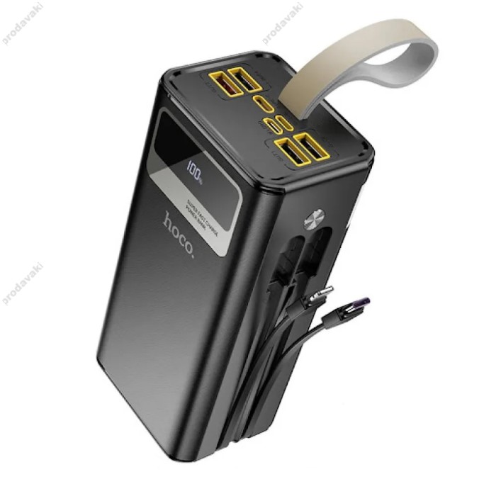 Повербанк портативний акумулятор Power bank Hoco DB58A Plentiful 22.5W 40000 mAh Black