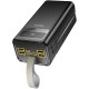 Повербанк портативний акумулятор Power bank Hoco DB58A Plentiful 22.5W 40000 mAh Black