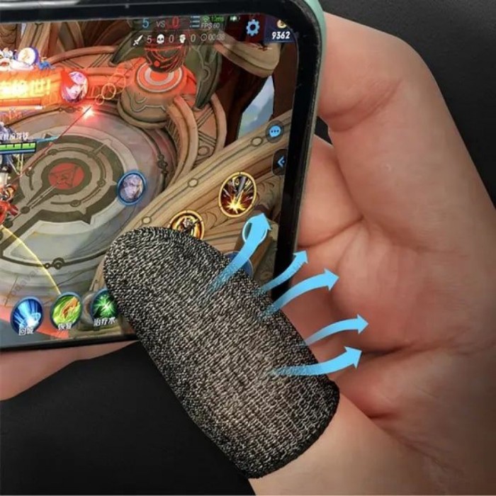 Напальчники для гри на телефоні Phantom Finger Cots Red