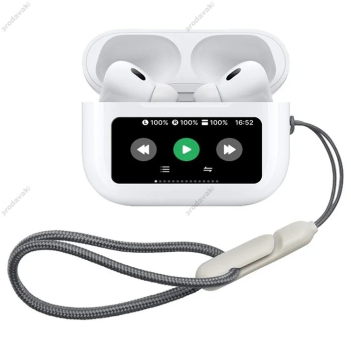 Бездротові Bluetooth навушники WiWU T22 Wireless Earphone with Touch Screen BT 5.3 White