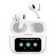 Бездротові Bluetooth навушники WiWU T22 Wireless Earphone with Touch Screen BT 5.3 White