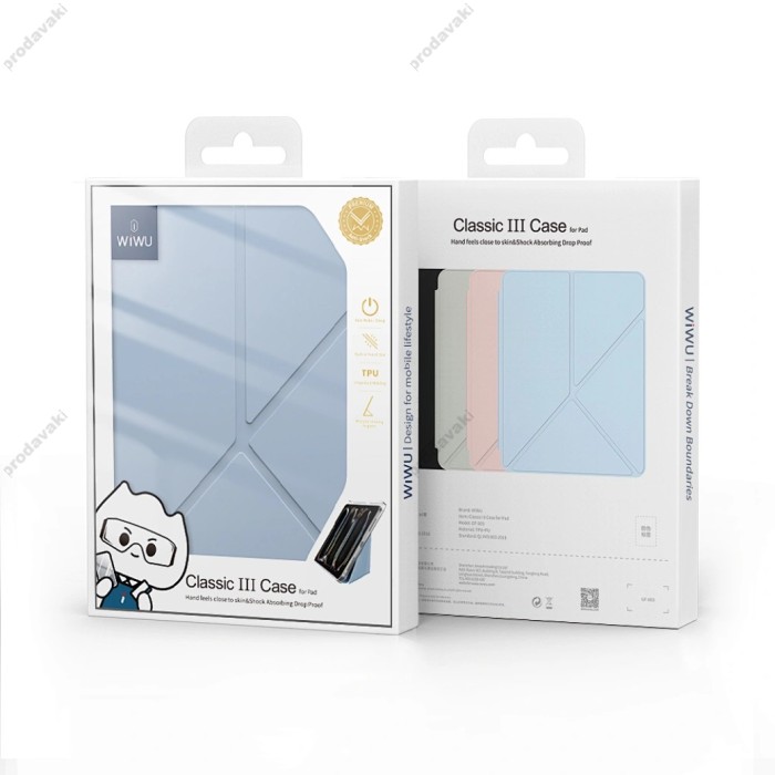 Чохол для планшета WiWU Classic III iPad Air 11'' (2024) GF-003 Pink