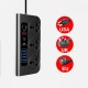 Подовжувач мережевий фільтр Earldom ES-SC02 4U/3P/2C 3.1А 1.5m Black