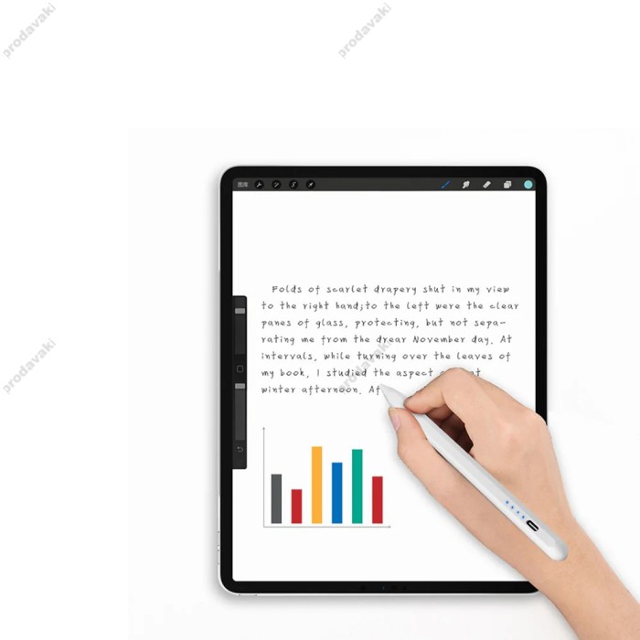 Стилус Wiwu Pencil E A02 White