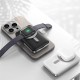 Повербанк портативний акумулятор Power bank Wiwu Wi-P018 Magnetic MagSafe магнітний 10000 mAh Grеy