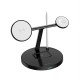Бездротова зарядка Wiwu Wi-W032 4 in 1 wireless charge Black