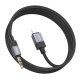 Кабель аудіо AUX Hoco UPA32A Lightning to 3.5mm Male Cable 1m Black