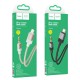 Кабель аудіо AUX Hoco UPA32A Lightning to 3.5mm Male Cable 1m Black