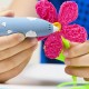 Іграшка 3D Pen ручка в комплекті із пластиком 3х кольорів Blue