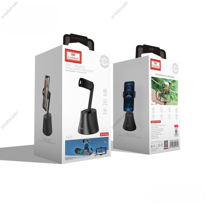 Настільний тримач Earldom ET-EH104 Mobile Phone Holder 360 Black