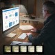 Настільна лампа Glocusent Mini clip-on Book light Green