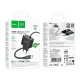 Мережевий зарядний пристрій HOCO C164A New charger Type-C cable U+C 30W Black