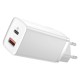 Зарядний пристрій Baseus GaN2 Lite Quick Charger C+U 65W White CCGAN2L-B02