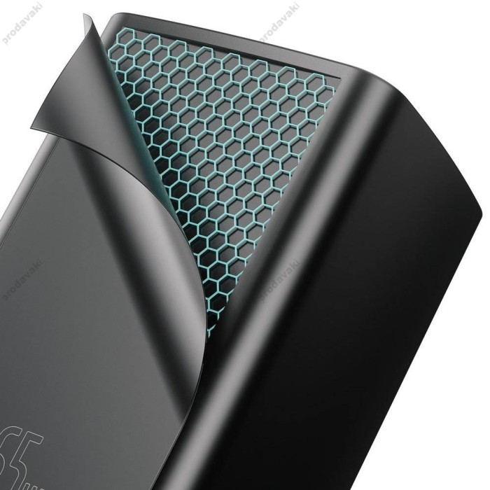 Мережевий зарядний пристрій Baseus GaN2 Lite Quick Charger C+U 65W Black CCGAN2L-B01