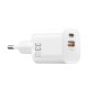 Мережевий зарядний пристрій Wiwu Wi-G017 Cube GaN Fast Charger 33W White