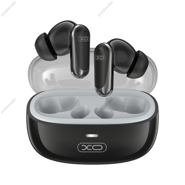 Бездротові Bluetooth навушники XO G42 Golden Bud Exquisite Dual-Mic ANC+ENC Earbuds BT 5.4 Black