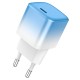 Мережевий зарядний пристрій HOCO C101A single port charger 20W Blue