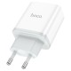 Мережевий зарядний пристрій HOCO C104A Stage single port Type-C to Lightning 20W White
