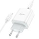 Мережевий зарядний пристрій HOCO C104A Stage single port Type-C to Lightning 20W White