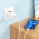 Мережевий зарядний пристрій HOCO C104A Stage single port Type-C to Lightning 20W White
