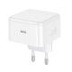 Мережевий зарядний пристрій HOCO C161A Speed single port PD charger Type-C cable 40W White