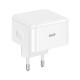 Мережевий зарядний пристрій HOCO C161A Speed single port PD charger Type-C cable 40W White