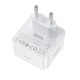 Мережевий зарядний пристрій HOCO C161A Speed single port PD charger Type-C cable 40W White