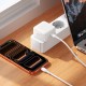 Мережевий зарядний пристрій HOCO C161A Speed single port PD charger Type-C cable 40W White