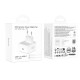 Мережевий зарядний пристрій HOCO C161A Speed single port PD charger Type-C cable 40W White