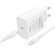 Мережевий зарядний пристрій HOCO C162A Source single port PD charger Type-C cable 60W White