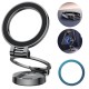 Автомобільний тримач XO C161 Apple magsafe magnetic tri-fold phone holder (with magnet ring) Black