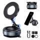 Автомобільний тримач XO C169 Vacuum suction cup locking magnetic suction bracket (with magnet ring) Black