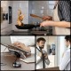 Автомобільний тримач XO C169 Vacuum suction cup locking magnetic suction bracket (with magnet ring) Black