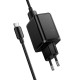 Мережевий зарядний пристрій HOCO C157A Smart PD multi-protocol charger Type-C cable 30W Black