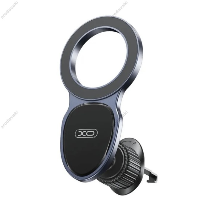 Автомобільний тримач XO C154 Round Drip Magnetic Air Vent Car Holder Black
