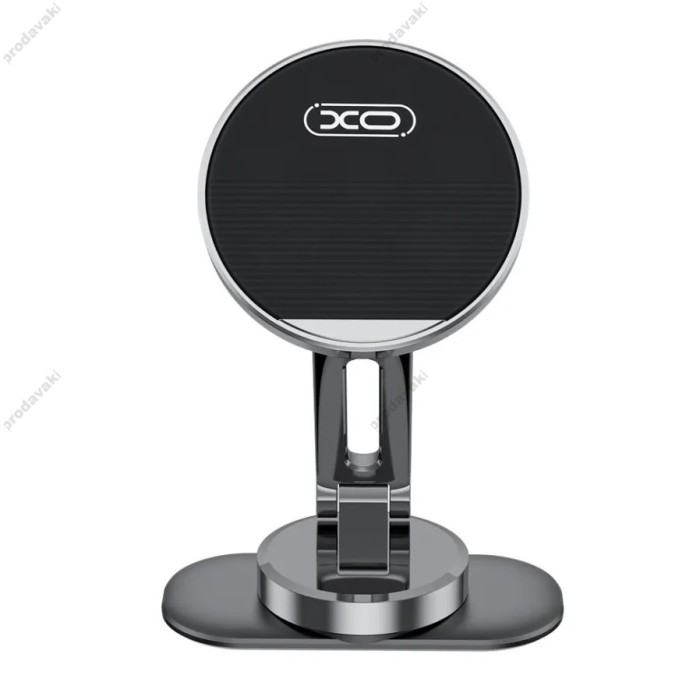 Автомобільний тримач XO C150 Magnetic 360° rotating holder with metal base Black