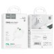 Мережевий зарядний пристрій Hoco C111A Lucky dual-port charger 30W White