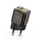 Мережевий зарядний пристрій XO CE05 fast charger with Lightning cable 30W Brown